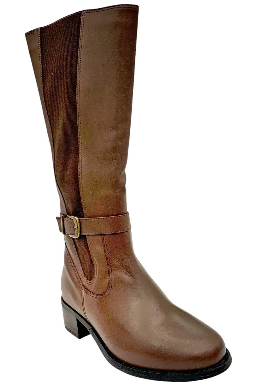 David Tate Women's Wide Calf Boot Allegria Brown - Medium
